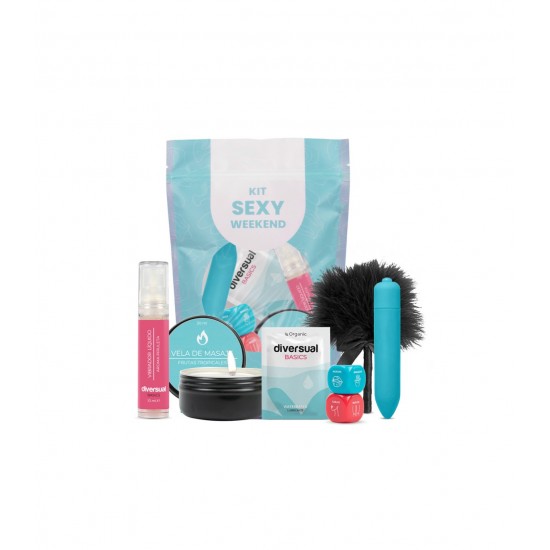 O Sexy Weekend Kit é um conjunto de prazer com 6 produtos para que você tenha tudo o que precisa para o fim de semana. Conteúdo do kit:- Vibrador Rocket Bullet com bolsa de armazenamento incluída.- Dado erótico de 2