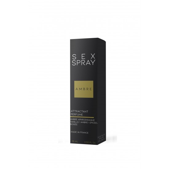 Sex Spray é um perfume masculino de forte efeito. O âmbar age como feromônios, uma substância animal que estimula diretamente o olfato sem contato físico. Sex Spray é uma eau de toilette sedutora composta por aromas afro