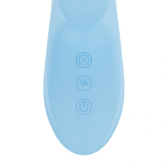 O vibrador Andria foi projetado para proporcionar uma experiência luxuosa e versátil. Dois motores com controle independente alimentam este brinquedo de design elegante, que possui uma cabeça com ponta de cerdas macias q