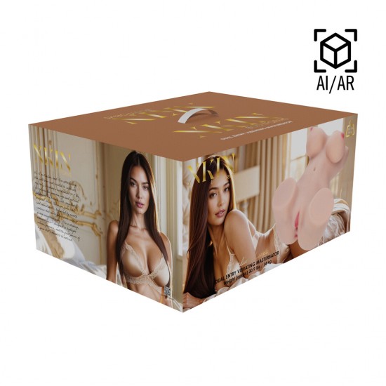 O Xkin é fabricado com TPE avançado, não pegajoso e não oleoso, que combina a elasticidade suave do silicone com a moldabilidade dos termoplásticos, proporcionando uma sensação ultramacia, flexível e responsiva que imita