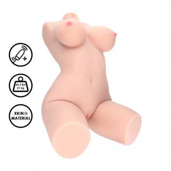 Lyla Rose - Masturbador com Vibração torso realista IA - 21 kg 