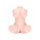 Olá, sou Ava, e apresento-lhes este molde de torso completo que captura minhas curvas com confiança e presença. Pesando mais de 20 kg, ele destaca a plenitude do meu busto e o equilíbrio natural do meu corpo. Suave, subs
