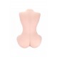 Olá, sou Ava, e apresento-lhes este molde de torso completo que captura minhas curvas com confiança e presença. Pesando mais de 20 kg, ele destaca a plenitude do meu busto e o equilíbrio natural do meu corpo. Suave, subs