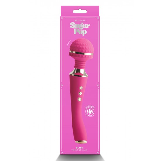 Mantenha os prazeres na palma da sua mão com o Bliss visualmente deslumbrante - a varinha definitiva para vibrações explosivas. Proporciona elegantemente uma massagem sedutora a todas as zonas erógenas. Bliss by Sugar Po