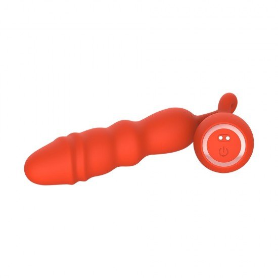 Um elegante vibrador feito de material de alta qualidade com superfície estimulante, equipado com dois motores controláveis ​​de forma independente. Glitz possui 10 configurações de vibração e velocidade, 9 funções push