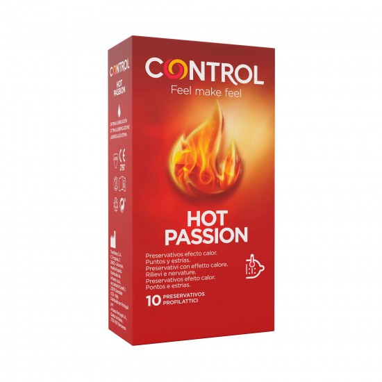 Control Hot Passion é um preservativo com lubrificação especial que permite sentir um agradável efeito de calor, ao mesmo tempo que intensifica o prazer devido a pontos e estrías estrategicamente localizados. Cor Natura