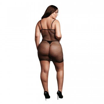 Long Dress Fishnet XL