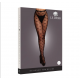 Heart Patterned Tights - One Size - Black