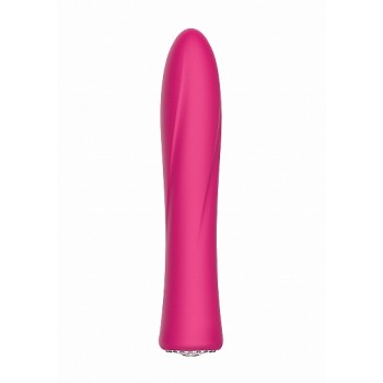 Vibrador Clássico Jewel c/ Caixa Recarregável Discretion Rosa