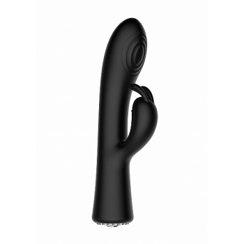 Vibrador Rabbit Lux c/ Caixa Recarregável Discretion Preto