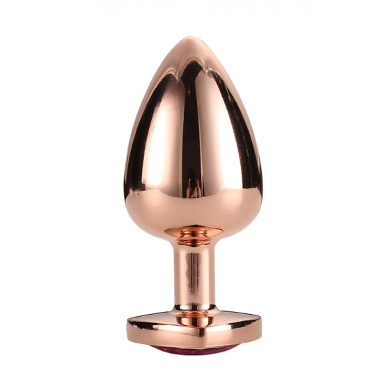 A coleção Gleaming Love apresenta este plug anal grande e brilhante com pedras preciosas. Feito de alumínio leve e liso, este brinquedo de prazer é fácil de deslizar e a base alargada garante uma sensação de segurança en