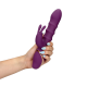 Vibrador do tipo Rabbit com 3 Aneis internos que Sobem-e-Descem Vibrador do tipo Rabbit com 3 Aneis internos que Sobem-e-Descem