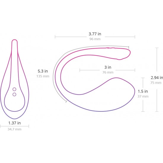 Lush 3 é um vibrador bullet controlado por smartphone (ou smartwatch), a versão revista e melhorada do Lush2. Foi especialmente desenvolvido para adicionar uma dose de aventura e excitação à sua vida sexual. Com objecto