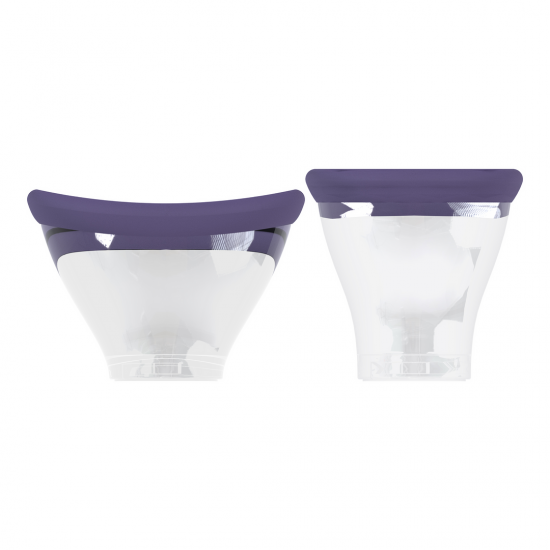 Bomba de Vácuo para Seios e Vagina com Vibração e Lingua - Roxo Bomba de Vácuo para Seios e Vagina com Vibração e Lingua - Roxo
