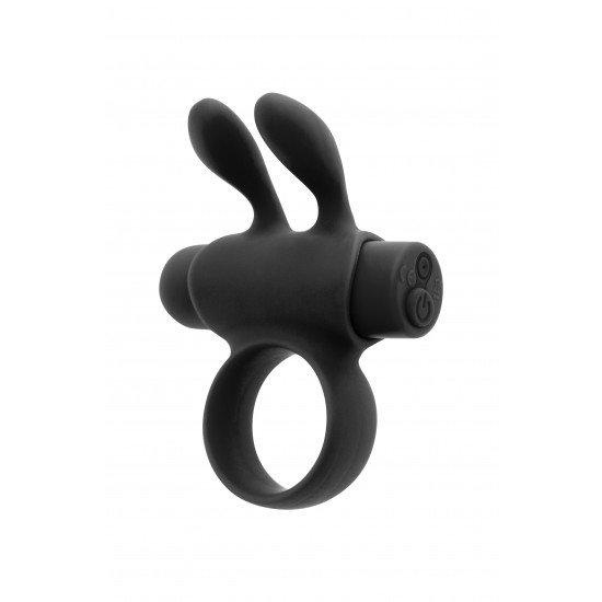 O  Rabbit Ring Silicone  é um anel vibratório para o pênis em forma de coelho, na cor preta. Possui bala recarregável, potente, silenciosa e removível. A bala tem 10 funções de vibração: 5 intensidades de vibra