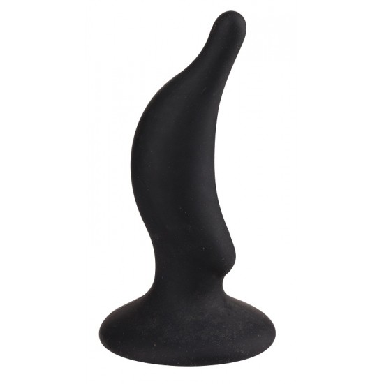 Plug anal com 12cm. Textura super suave que lhe proporcionará o máximo de prazer. Ventosa com forte sucção que o mantem facilmente em posição. Material: Silicone. Aviso: este produto não é terapêutico só para uso externo