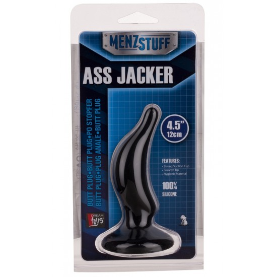 Plug anal com 12cm. Textura super suave que lhe proporcionará o máximo de prazer. Ventosa com forte sucção que o mantem facilmente em posição. Material: Silicone. Aviso: este produto não é terapêutico só para uso externo