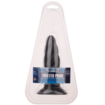 Plug Anal Twisted Probe Menzstuff 13cm Preto