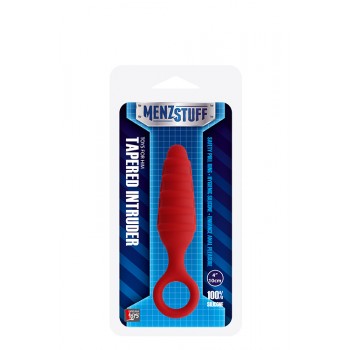 Plug Anal Tapered Intruder Menzstuff 10cm Vermelho