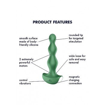 Plug anal Satisfyer Lolli-Plug 2 (verde)