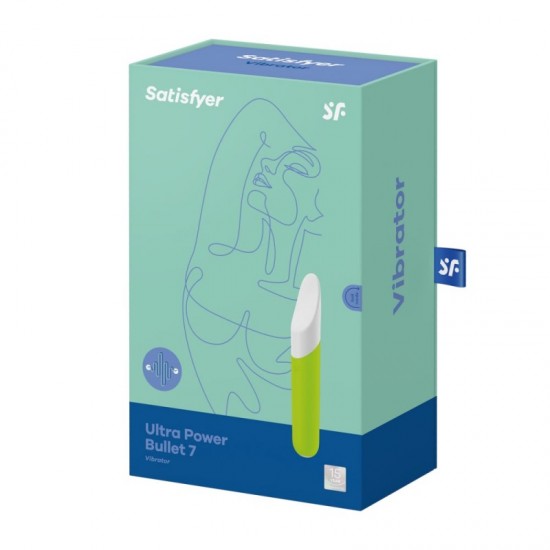 Vibrador Ultra Power Bullet 7 Verde Satisfyer Vibrador Ultra Power Bullet 7 Verde Satisfyer
