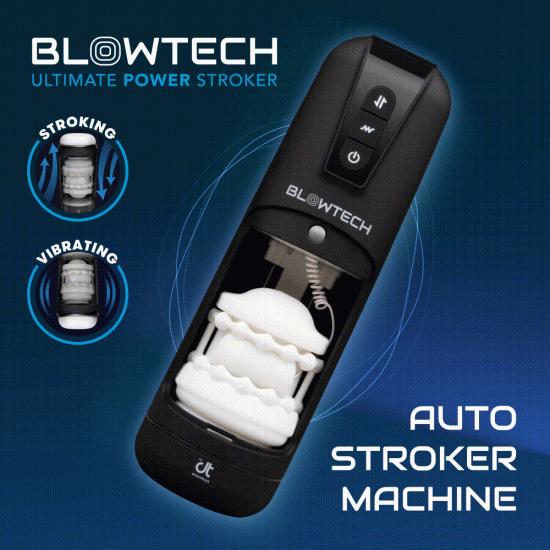 BLOWTECH AUTO STROKER MACHINE Adicione um pouco de inovação ao seu jogo solo ou em casal com este acariciador automatizado que apresenta modos poderosos de vibração e toque.A máquina Blowtech Auto Stroker com vibração apresenta um case rígido de fáci