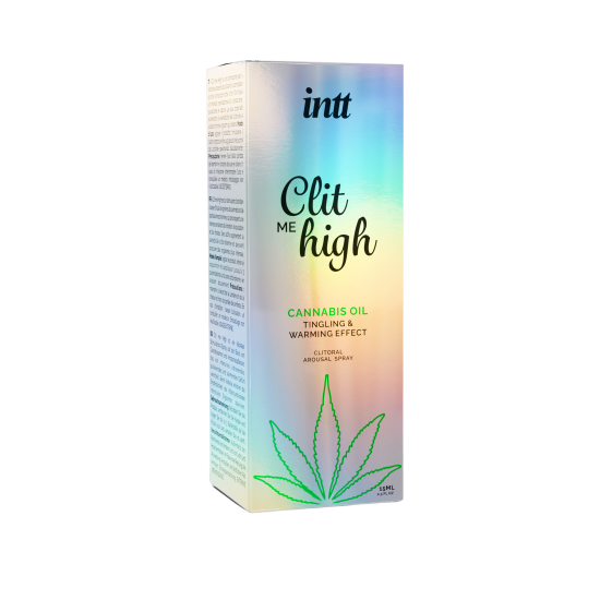 Clit me High é um spray de excitação do clitóris feito com óleo de semente de cannabis e plantas amazônicas, que proporciona uma intensa sensação de vibração, pulsação e efeito de aquecimento. Seus ingredientes ativos au