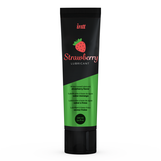 INTT Strawberry Lubricant é um lubrificante suave à base de água com sabor e aroma doce de morango, ideal para facilitar o atrito durante jogos eróticos.Também é comestível, proporcionando assim maiores opções de brincad