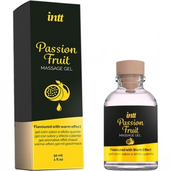 Gel Massagem beijavel Passion Fruit Intt