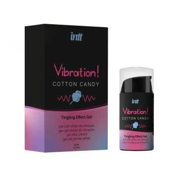 Vibrador Liquido Cotton Candy 15ml - Intt