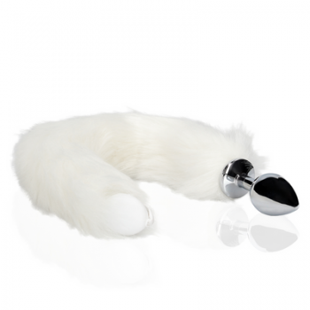 Light-up Fox Tail with Metal Butt Plug 