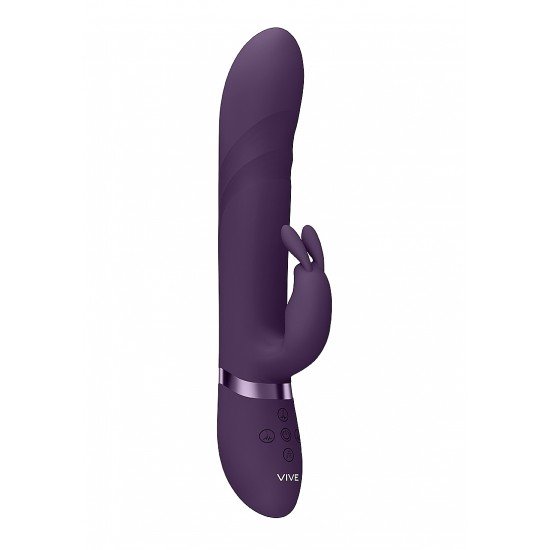 O Vibrador Rabbit VIVE purple é um dos vibradores mais inovadores e potentes do mercado atualmente. Graças aos seus três inovadores motores de nova geração de 10 funções e às suas tecnologias avançadas (todos os três mot