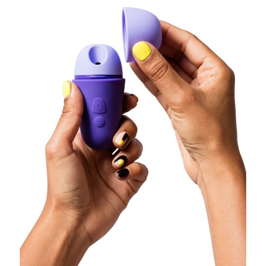 Vibrador de pressão de ar com tampa protetoraFormato compacto e leveTecnologia Pleasure Air em 10 intensidadesImpermeávelRecarregável – cabo USB incluído Maravilha de orgasmo à prova d'água!O vibrador de onda de pressão