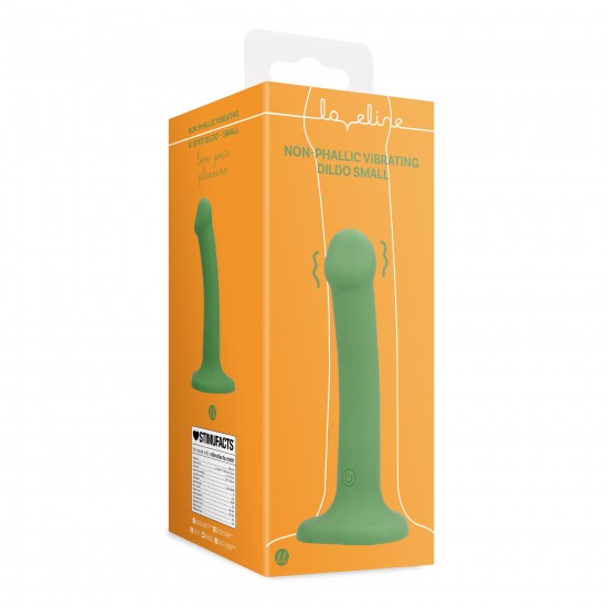 Non-Phallic Dildo com Vibração - Small - Forest Green Satisfaça seus próprios desejos ou os do seu parceiro com este pequeno dildo vibratório, este dildo pode ser usado por indivíduos de qualquer gênero ou orientação sexual para aumentar o prazer sexual. Compatível com arnê