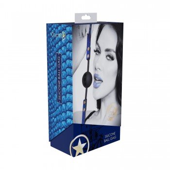 Florence Collection - Silicone Gag Bola - Azul