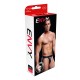JOCK-NAVY, L/XL Com esta jock de cintura baixa, os mínimos detalhes podem causar o maior impacto! Além de uma faixa larga nos quadris, ela apresenta detalhes de jockstrap nas nádegas, realçando suas curvas por trás! Com uma fenda transp