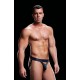 JOCK-NAVY, L/XL Com esta jock de cintura baixa, os mínimos detalhes podem causar o maior impacto! Além de uma faixa larga nos quadris, ela apresenta detalhes de jockstrap nas nádegas, realçando suas curvas por trás! Com uma fenda transp