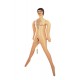Boneco com pénis vibrador de multivelocidades. Em plástico forte e duradouro. Suave ao tacto. Funciona com 2 pilhas AA (não incluídas). Aviso: para evitar ferimento ou o agravamento dos mesmos este produto não deve ser u
