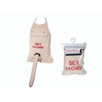 Avental c/ Grande Pénis de Peluche Sex Machine