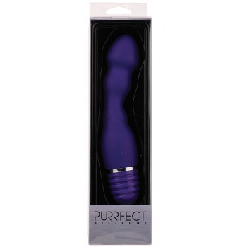 PURRFECT SILICONE ANAL VIBE 6INCH PURPLE