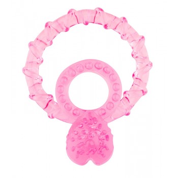 BasicX TPR anel duplo penis rosa 1