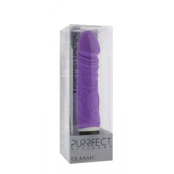 Vibrador Purfect Silicone 6.5 purple