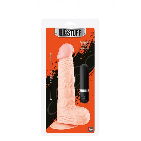 Reinvente a sua sexualidade e surpreenda-se.Vibrador de aspecto e toque realista com 23 cm que irá proporcionar intensas sensações de prazer.Com 10 potentes vibrações de multi velocidades, silencioso e muito fácil de con