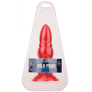 Plug Anal Bulb Probe Menzstuff 15cm Vermelho