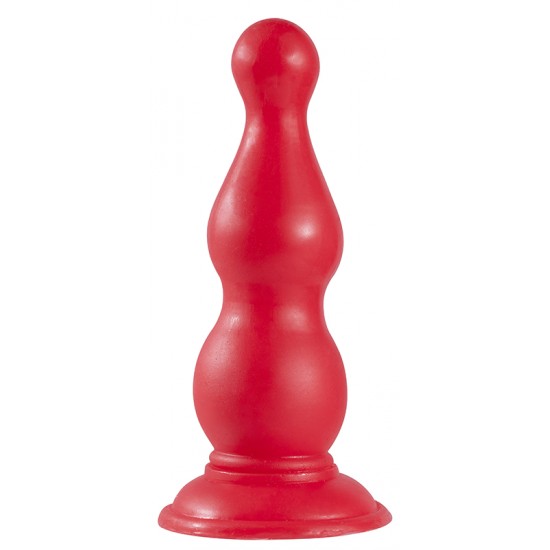 Plug anal de eixo flexível e formato bolboso para uma estimulação extra satisfatória. Com forte base de sucção para que possa fixar o plug em qualquer superfície lisa, ou para que o possa utilizar sem preocupações. De fá