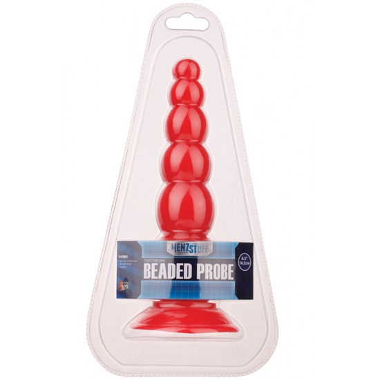 Plug anal de eixo flexível e formato bolboso crescente para uma estimulação extra satisfatória. Com forte base de sucção para que possa fixar o plug em qualquer superfície lisa, ou para que o possa utilizar sem preocupaç