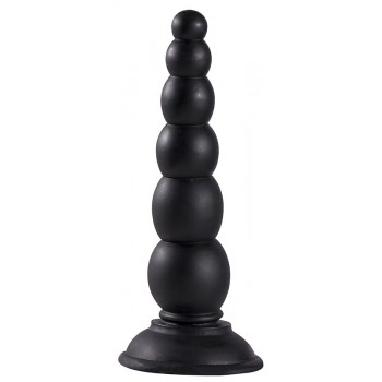 Plug Anal Beaded Probe Menzstuff 16.5cm Preto