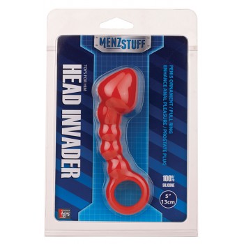 MENZSTUFF HEAD INVADER RED