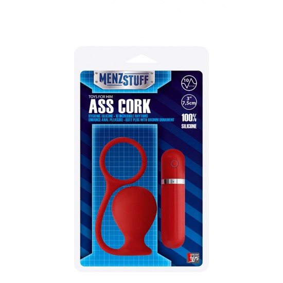 Plug anal com 7,5cm. Silicone higiénica. 10 Ritmos de vibração. Usa 2 pilhas alcalinas AAA (não incluídas) Composição: Silicone e plástico ABS. Aviso: Produto sem fins terapêuticos e recomenda-se somente para uso externo