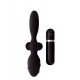 Vibrador anal duplo, pois pode utilizar qualquer uma das pontas e, assim, obter prazeres e estimulações diferentes... o que lhe apetece hoje? Munido de 10 diferentes ritmos de vibração e fácil de controlar através do com